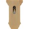 Ekena Millwork 3 1/2"W x 3 3/4"D x 6"H Mini Jefferson Wood Corbel, Red Oak CORW03X03X06JERO - alternate 3